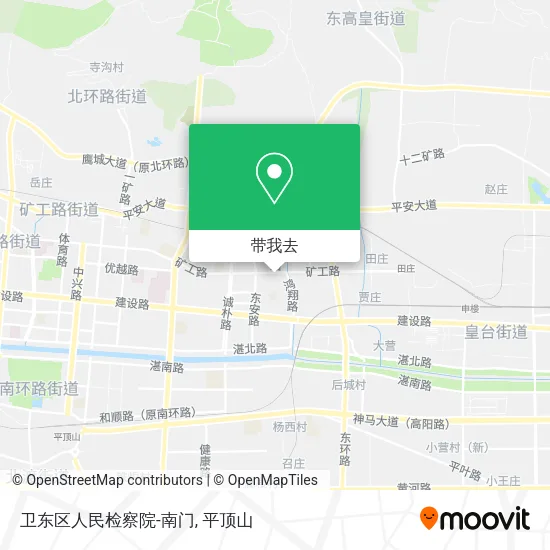 卫东区人民检察院-南门地图