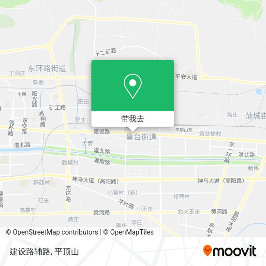 建设路辅路地图