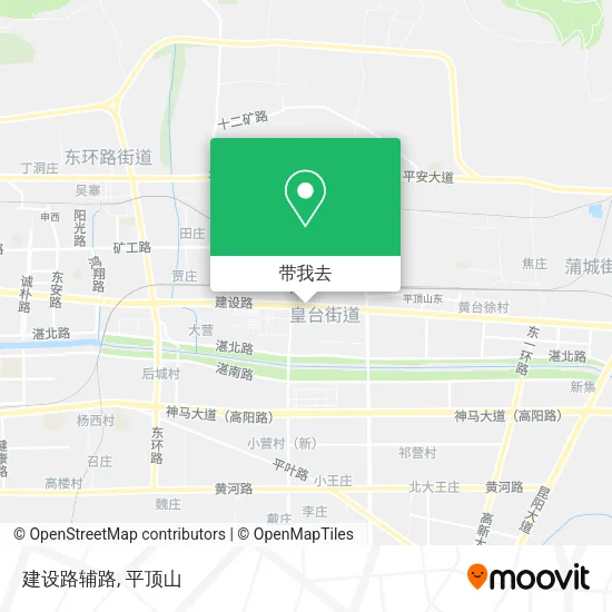建设路辅路地图
