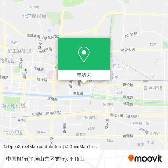 中国银行(平顶山东区支行)地图