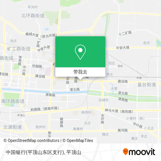 中国银行(平顶山东区支行)地图