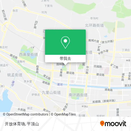 开放体育场地图