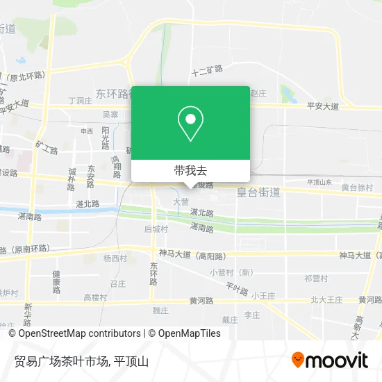 贸易广场茶叶市场地图