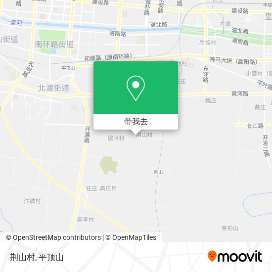 荆山村地图