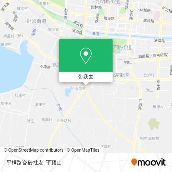 平桐路瓷砖批发地图