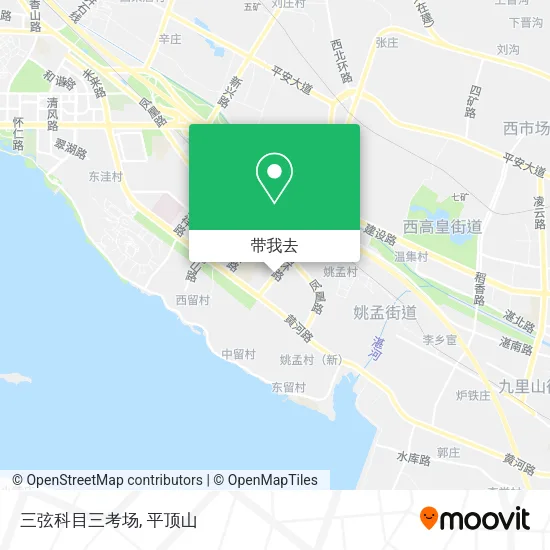 三弦科目三考场地图