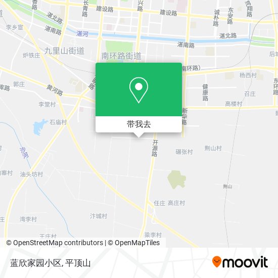 蓝欣家园小区地图