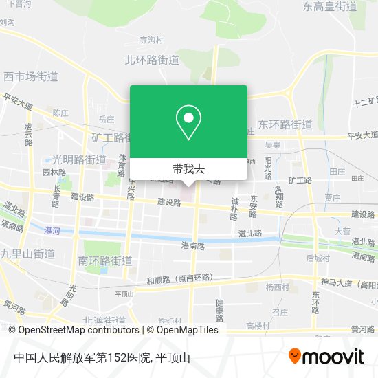 中国人民解放军第152医院地图
