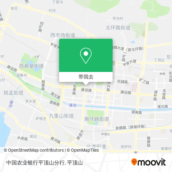 中国农业银行平顶山分行地图