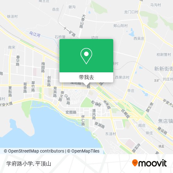 学府路小学地图