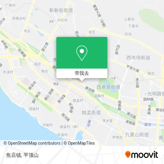 焦店镇地图