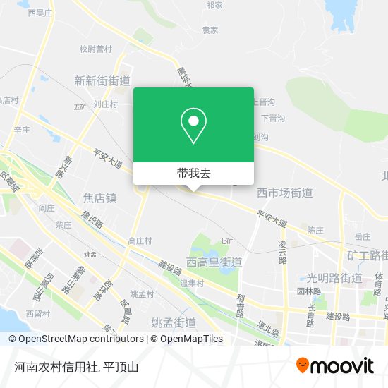 河南农村信用社地图