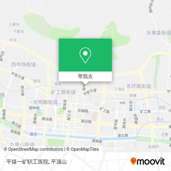 平煤一矿职工医院地图