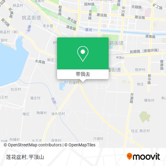莲花盆村地图