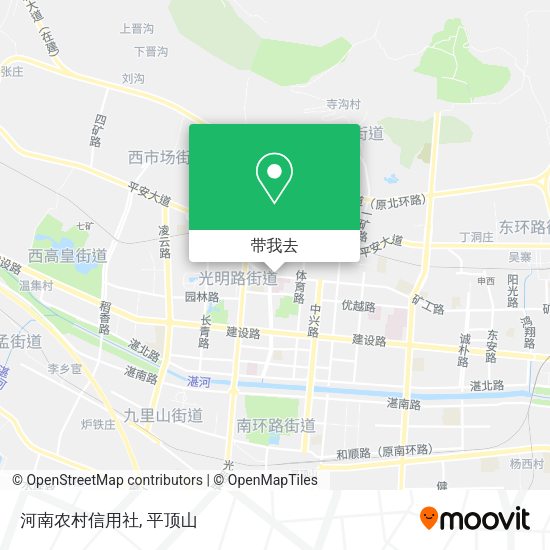 河南农村信用社地图