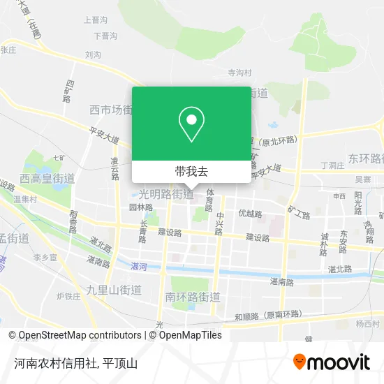 河南农村信用社地图