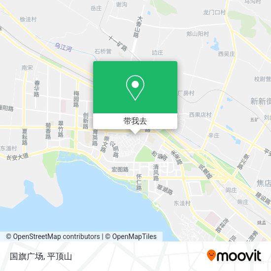 国旗广场地图