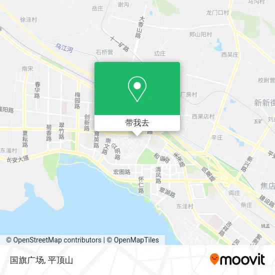 国旗广场地图