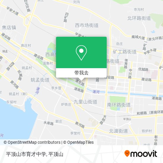 平顶山市育才中学地图