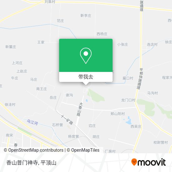 香山普门禅寺地图