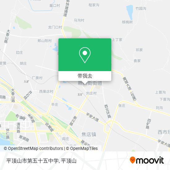 平顶山市第五十五中学地图