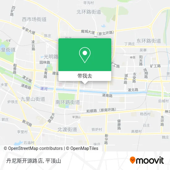丹尼斯开源路店地图
