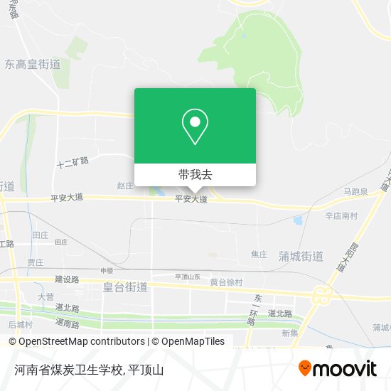 河南省煤炭卫生学校地图