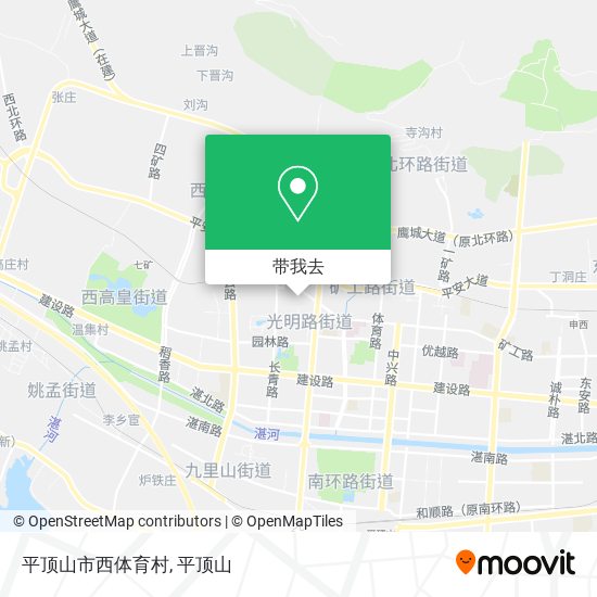 平顶山市西体育村地图