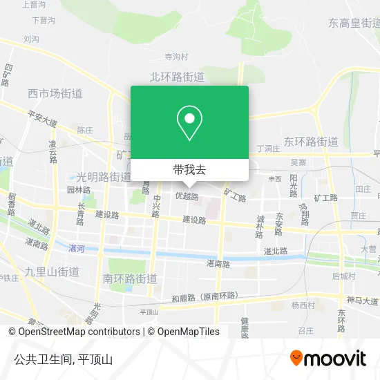公共卫生间地图