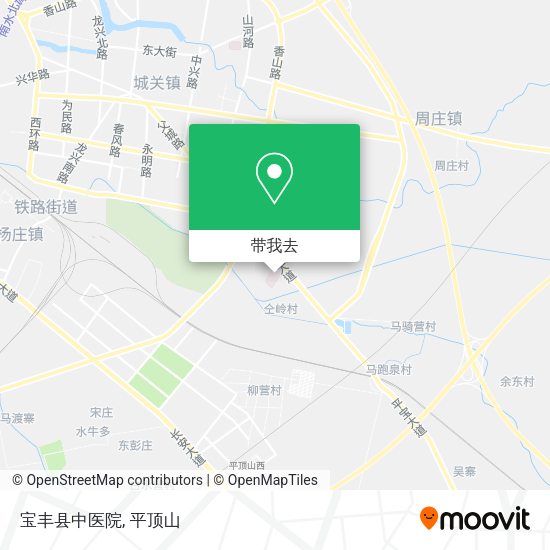 宝丰县中医院地图