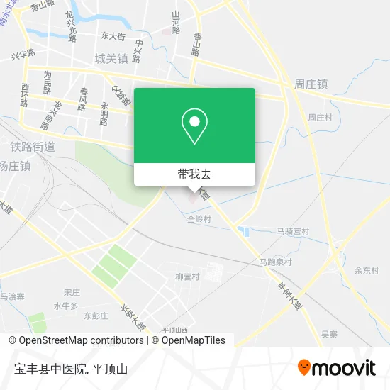 宝丰县中医院地图