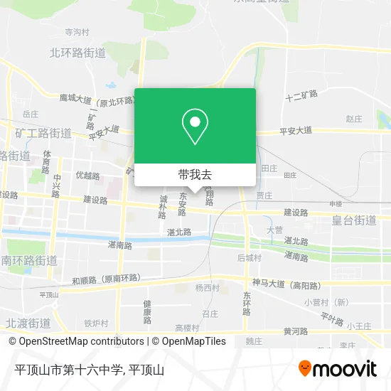 平顶山市第十六中学地图