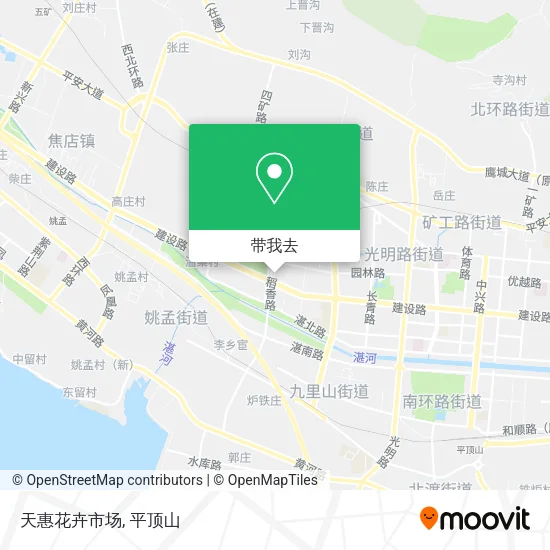 天惠花卉市场地图