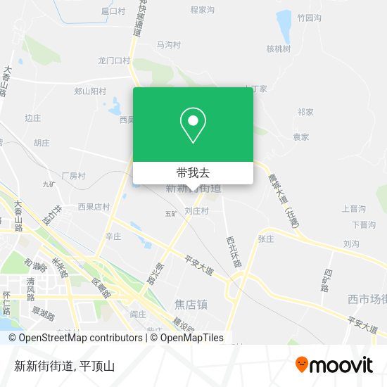 新新街街道地图