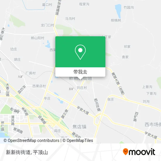 新新街街道地图