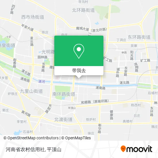 河南省农村信用社地图