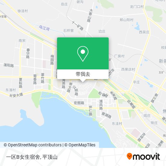 一区B女生宿舍地图
