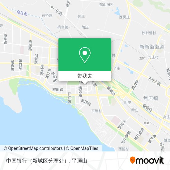中国银行（新城区分理处）地图