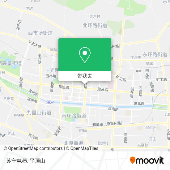 苏宁电器地图