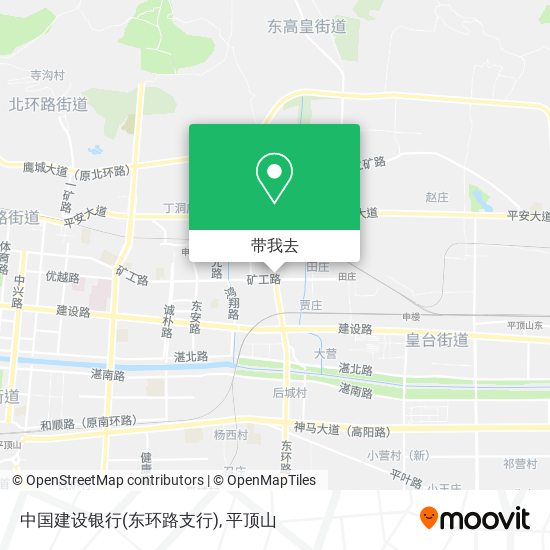 中国建设银行(东环路支行)地图