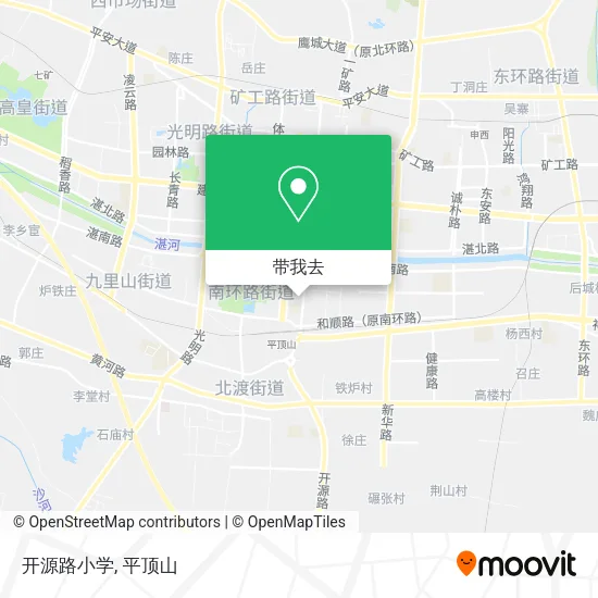 开源路小学地图