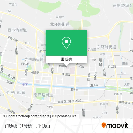 门诊楼（1号楼）地图