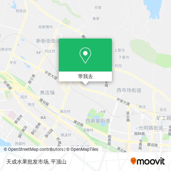 天成水果批发市场地图