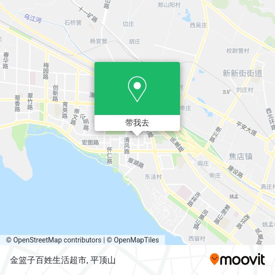 金篮子百姓生活超市地图