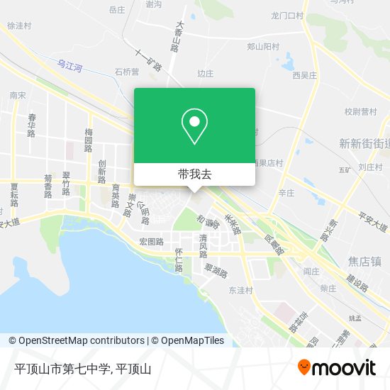 平顶山市第七中学地图