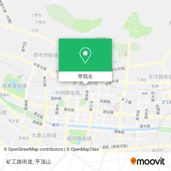 矿工路街道地图