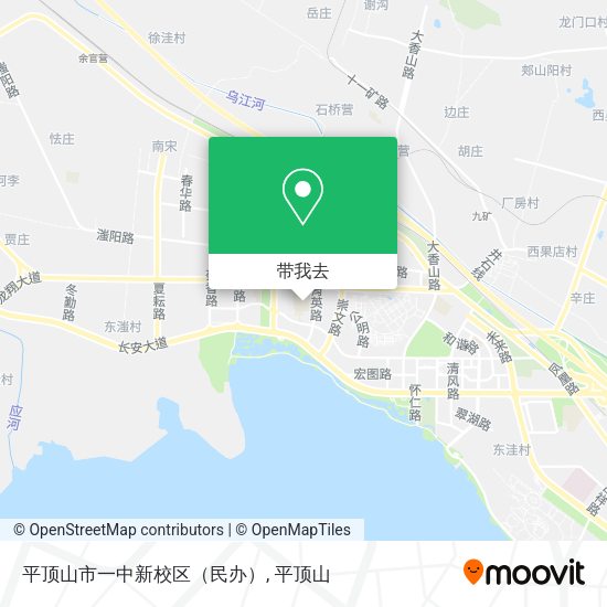 平顶山市一中新校区（民办）地图