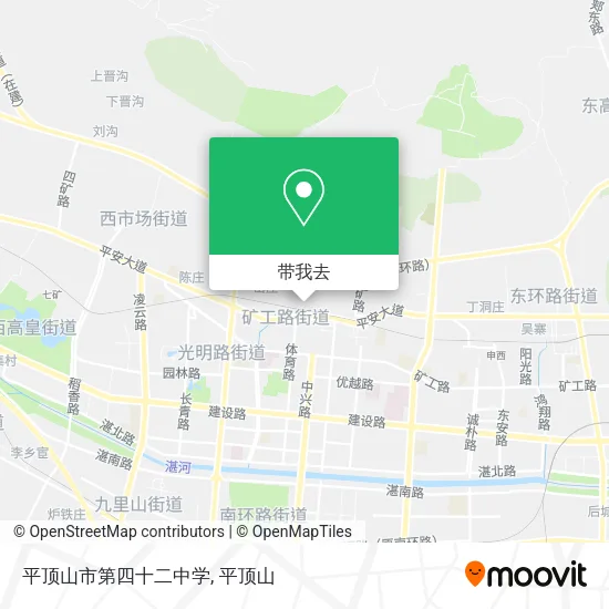 平顶山市第四十二中学地图