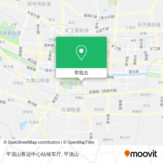 平顶山客运中心站候车厅地图