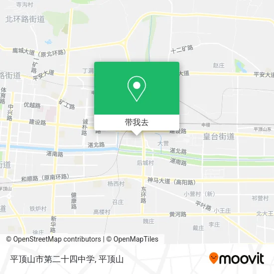 平顶山市第二十四中学地图